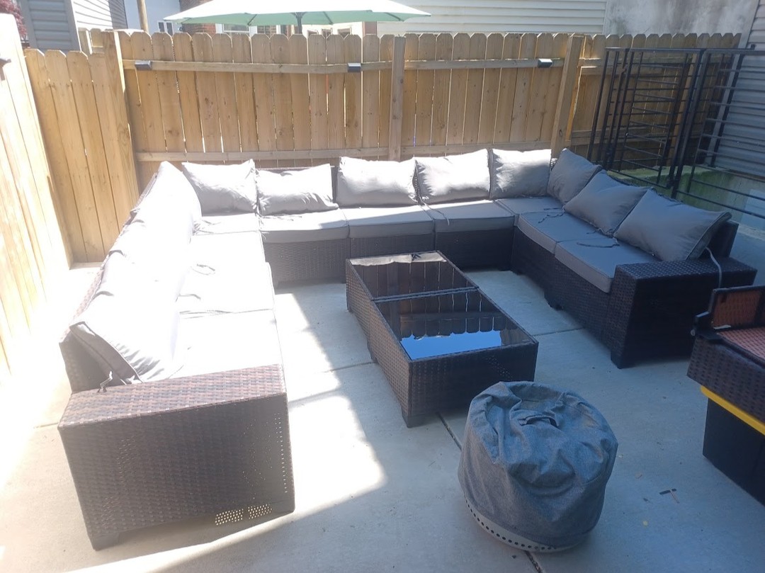 wicker, furniture assembly