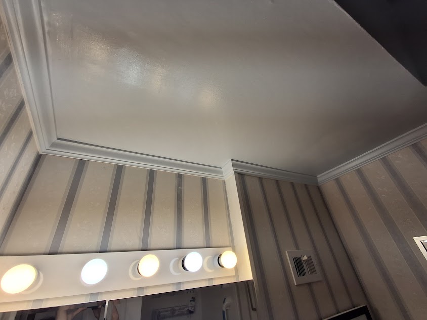 Millbrook Bathroom Crown and Ceiling Update