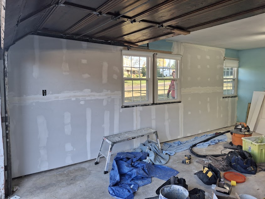 Huntingdon Valley Crumbling Garage Wall Repair